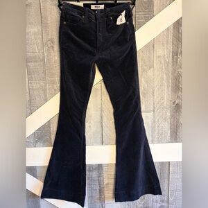 Mica Los Angeles Deep Blue Women's Super Flare Western Glam Jeans Size 26